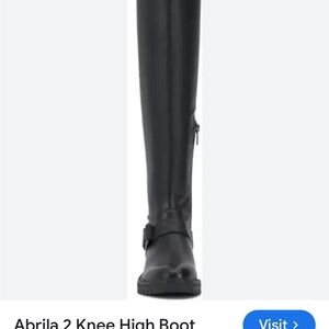 Vince Camuto Black Over the Knee Boots Sleek Design